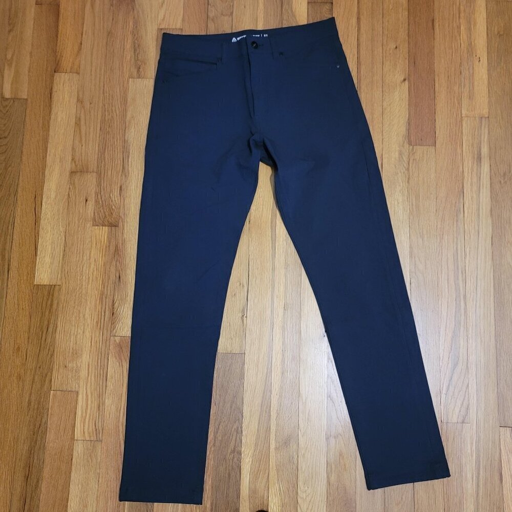 Western Rise Diversion Pant Slim Fit 31" Like New Black Men's Travel Pants